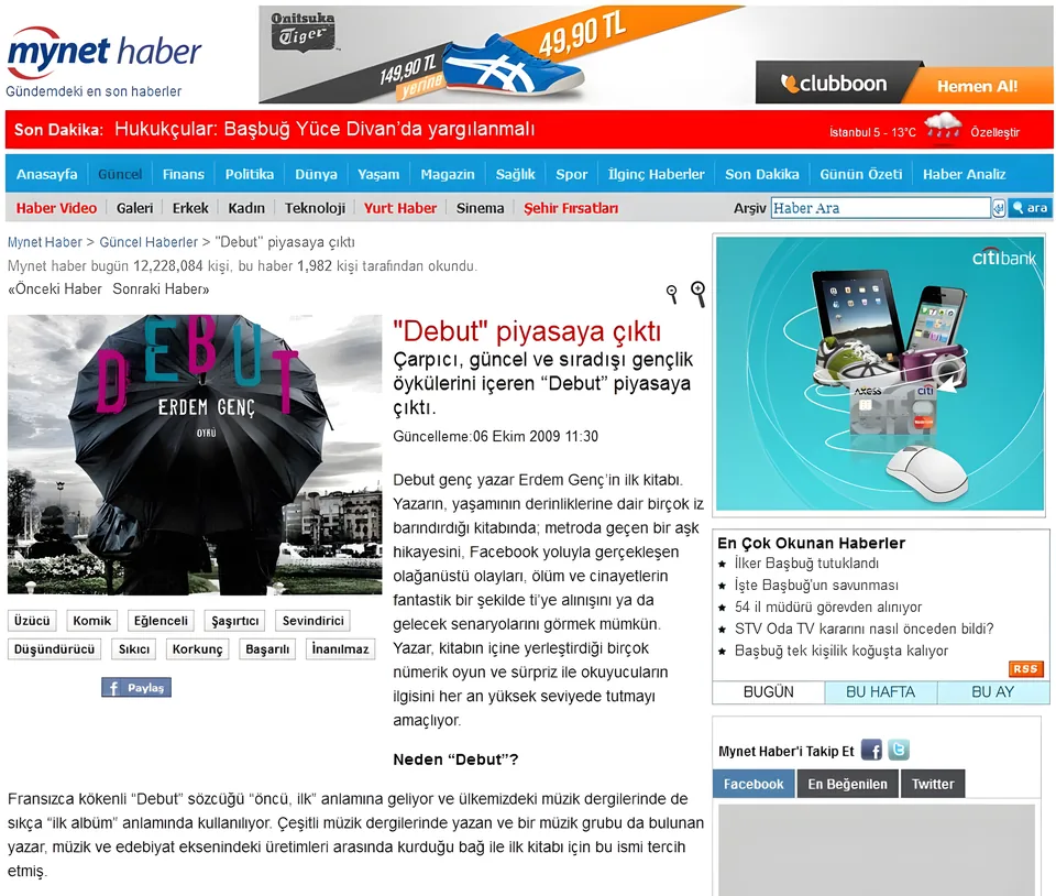 Mynet – Debut