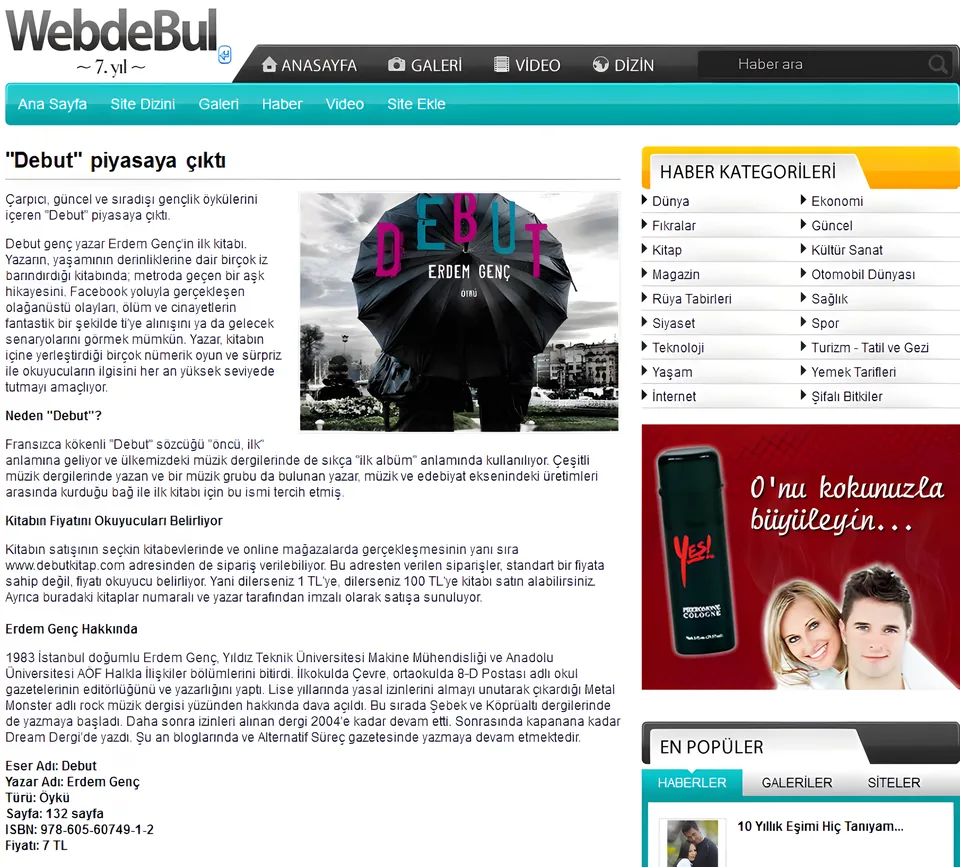 Webdebul.com – Debut