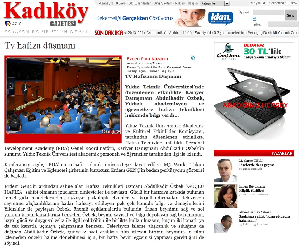 Kadıköy Gazetesi – Erdem Genç