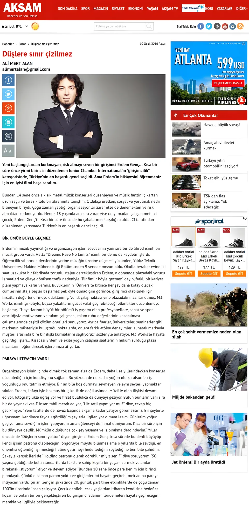 Akşam – Erdem Genç