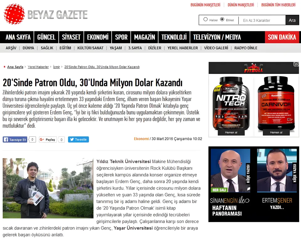 Beyaz Gazete – Erdem Genç