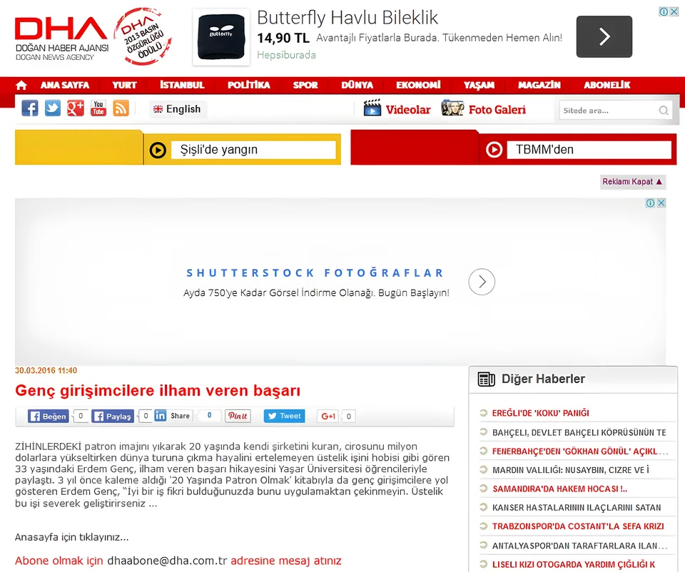 DHA – Erdem Genç