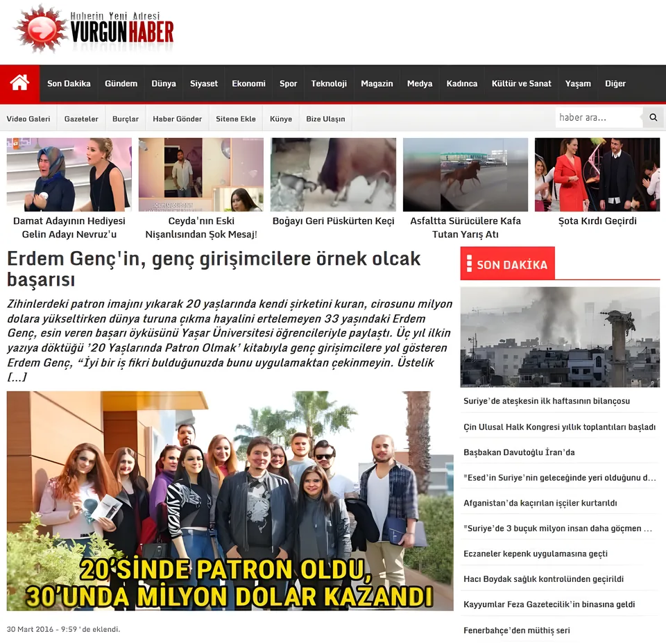 Vurgun Haber- Erdem Genç