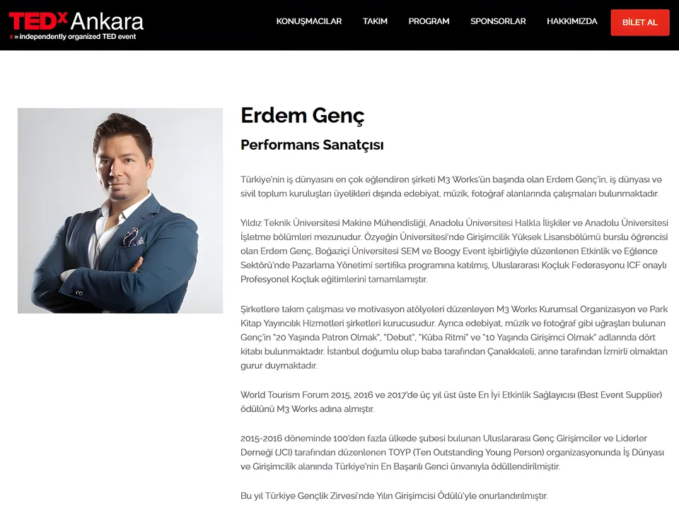 TEDxAnkara – Erdem Genç