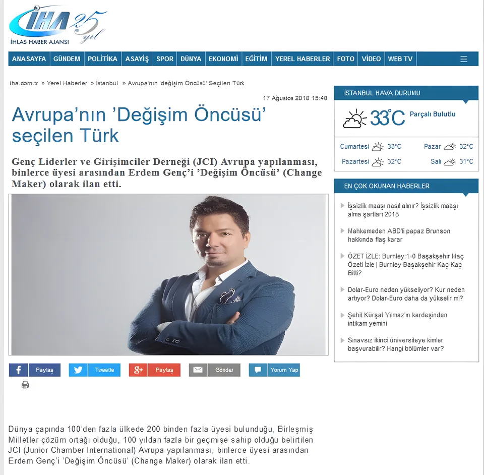 İHA – Erdem Genç