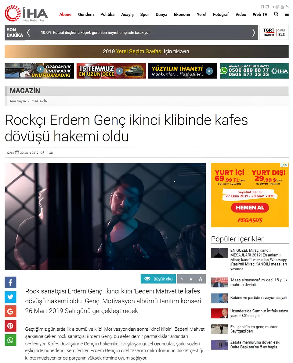İHA – Erdem Genç