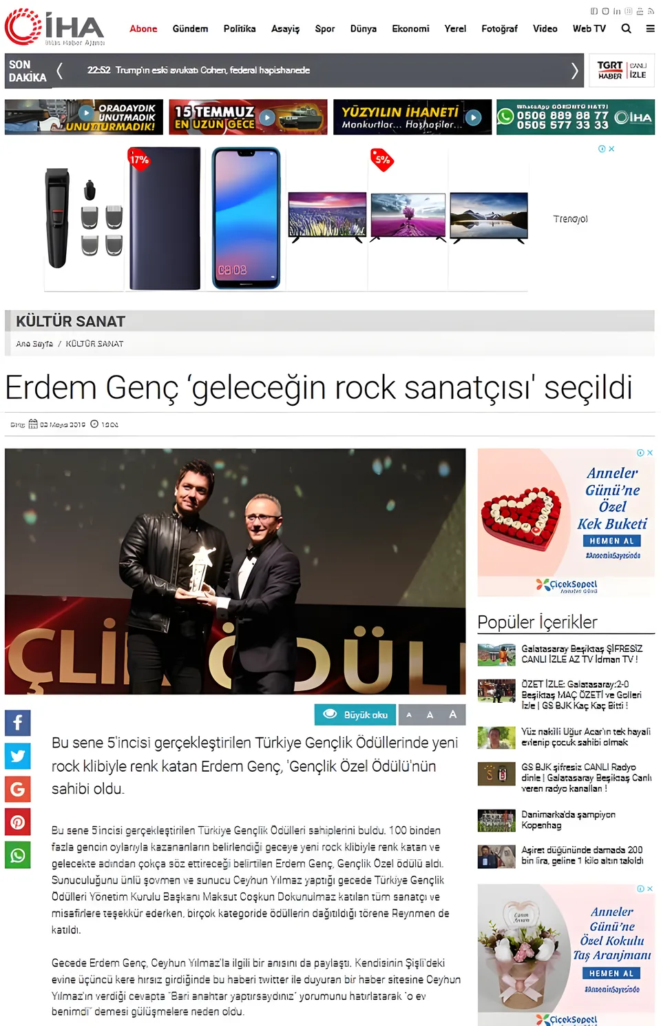 İHA – Erdem Genç